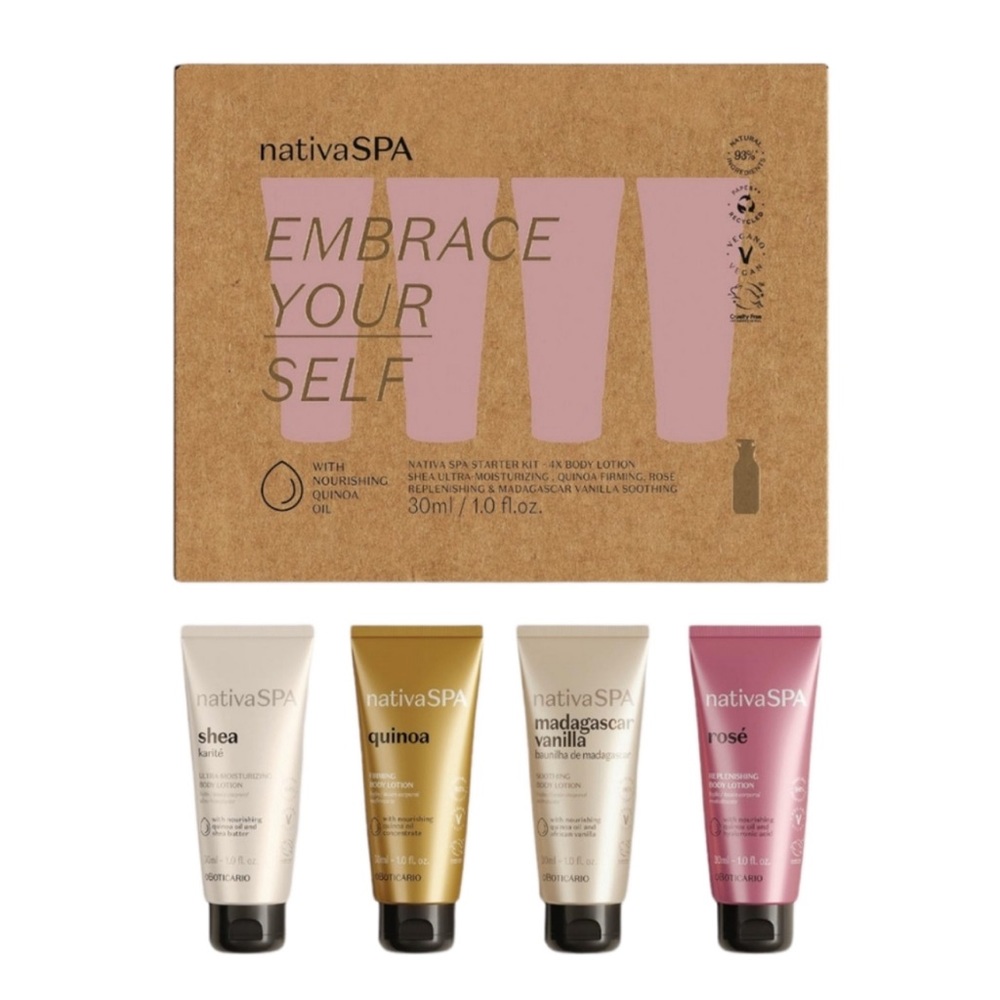 🔅 Nativa Spa Starter Kit + Quinoa Firming Body Lotion ➿ - Picture 2 of 4